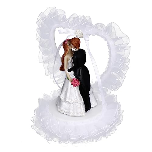 Ciieeo Hochzeits Deko Tortenfigur Brautpaar Resin Handbemalt Herzform für Kuchen und Desserttisch Hochzeitstisch Dekoration Verarbeitung Ciieeo Hochzeits Deko Tortenfigur Brautpaar Resin Handbemalt Herzform für Kuchen und Desserttisch Hochzeitstisch Dekoration Verarbeitung von Ciieeo