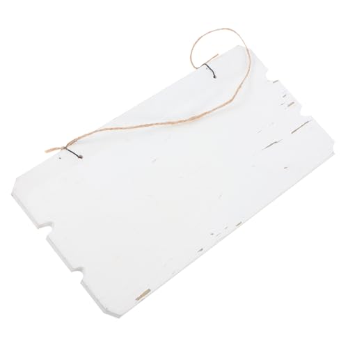 Ciieeo Holz Beschilderung Holzschild Diy Love Holztürschild-anhänger Holzhandwerk Unvollendet Holzhängeschild Leeres Holzbrett Hölzernes Hängendes Banner Bastelholzplatte Weiß Holz von Ciieeo