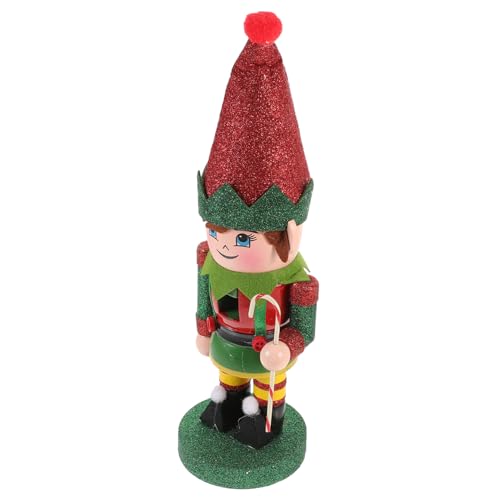 Ciieeo Holz Figur Handgefertigtes Weihnachtsornament für Tischdekoration Bunte und Gestaltete Holzfigur für Festliche Anlässe Fotorequisit Ciieeo Holz Figur Handgefertigtes Weihnachtsornament für Tischdekoration Bunte und Gestaltete Holzfigur für Festliche Anlässe Fotorequisit von Ciieeo