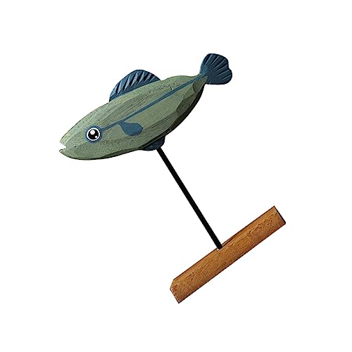 Ciieeo Holz Fisch Deko Figur Niedliches Nordisches Design für Tischdekoration für Nachttisch Büro und aus Hochwertigem Material Lebendige Farben Verarbeitung für Kinderzimmer und Ciieeo Holz Fisch Deko Figur Niedliches Nordisches Design für Tischdekoration für Nachttisch Büro und aus Hochwertigem Material Lebendige Farben Verarbeitung für Kinderzimmer und von Ciieeo