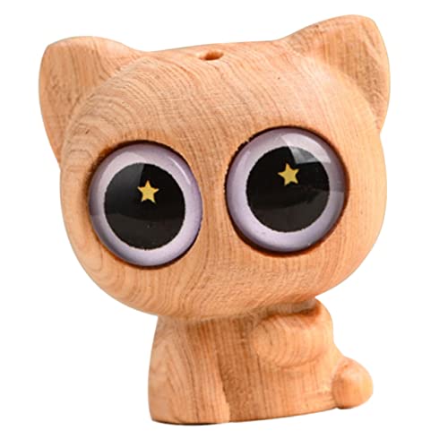 Ciieeo Holz Katzen Charm Kit DIY Schlüsselanhänger mit Großen Augen Hängende Deko für Katzenliebhaber Holzdesign für und Dekoration Ciieeo Holz Katzen Charm Kit DIY Schlüsselanhänger mit Großen Augen Hängende Deko für Katzenliebhaber Holzdesign für und Dekoration von Ciieeo