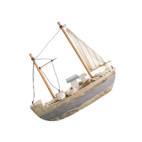 Ciieeo Holz Segelboot Modell im Mediterranen Stil Handgefertigtes Tischdekor für Wohnzimmer Büro und Nautische Partys Vintage Boot Ornament für Fröhliche Ciieeo Holz Segelboot Modell im Mediterranen Stil Handgefertigtes Tischdekor für Wohnzimmer Büro und Nautische Partys Vintage Boot Ornament für Fröhliche von Ciieeo