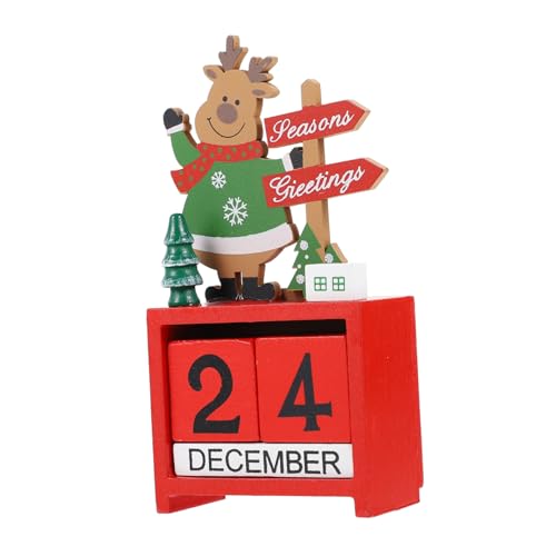 Ciieeo Holz Weihnachtskalender mit Rentiermotiv Dekorativer Tischkalender Natürliche Holzverarbeitung Vielseitige Weihnachtsdekoration für Zuhause Büro Hotel und Festliche Anlässe Ciieeo Holz Weihnachtskalender mit Rentiermotiv Dekorativer Tischkalender Natürliche Holzverarbeitung Vielseitige Weihnachtsdekoration für Zuhause Büro Hotel und Festliche Anlässe von Ciieeo