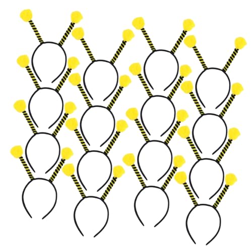 Ciieeo Hummel-Antennen-Stirnbänder mit lebensechten Insekten-Details, vielseitiges Kostümzubehör für Damen, Halloween, Karneval, Cosplay und von der Natur inspirierte Rollenspiel-Partys, 20 Stück von Ciieeo