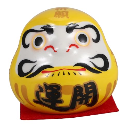 Ciieeo Japanische Figur Für Auto-armaturenbrett Heimdekoration Glückskatze Mini-Puppe Keramik Japanische Kunst von Ciieeo