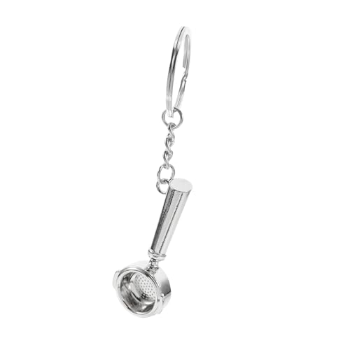 Ciieeo Kaffee Dekoration Für Die Handtasche Mess Schlüsselanhänger Kaffee Schlüsselanhänger Schlüsseldekor Kaffee Serie Mini Kaffeebohnen Anhänger Taschenanhänger Silber von Ciieeo