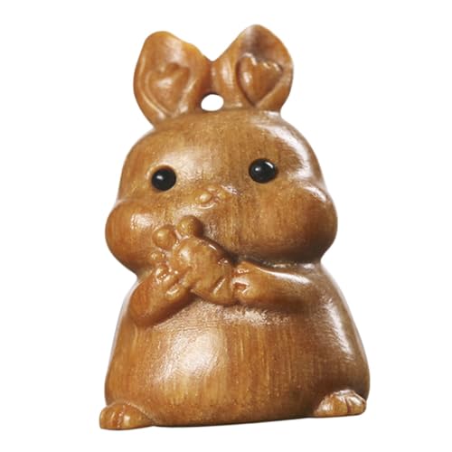 Ciieeo Kaninchenhandwerk Figur Kunsthandwerk Kaninchen kreative Kaninchenskulpturen Hasendekorationen auf dem Tisch Büro-Kaninchen- Tischdeko für Ostern Holz Coffee Ciieeo Kaninchenhandwerk Figur Kunsthandwerk Kaninchen kreative Kaninchenskulpturen Hasendekorationen auf dem Tisch Büro-Kaninchen- Tischdeko für Ostern Holz Coffee von Ciieeo