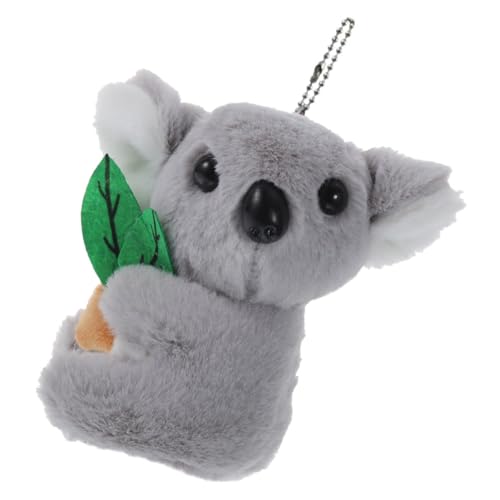 Ciieeo Koala Puppenanhänger Schlüsselanhänger Anhänger Ausgestopfter Koala Taschenanhänger Geldbeutelanhänger Koala Schlüsselanhänger Hängeanhänger Plüsch Koala Anhänger Plüsch von Ciieeo