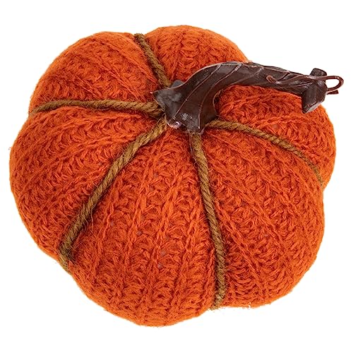 Ciieeo Künstlicher Kürbis Dekoration Strick Kürbis Ornament für Erntedankfest und Halloween Tisch und Fensterdekoration Hochwertiges Design und Einfache Handhabung Ciieeo Künstlicher Kürbis Dekoration Strick Kürbis Ornament für Erntedankfest und Halloween Tisch und Fensterdekoration Hochwertiges Design und Einfache Handhabung von Ciieeo