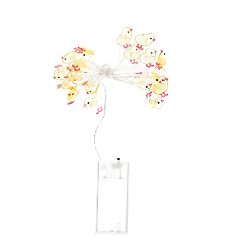 Ciieeo LED Lichterkette Kleine Gelbe Hühnerform Warmweiß Batteriebetrieben Flexible Kupferdraht Party und Osterdekoration für Kinderzimmer Zuhause Geburtstag und Festlichkeiten Ciieeo LED Lichterkette Kleine Gelbe Hühnerform Warmweiß Batteriebetrieben Flexible Kupferdraht Party und Osterdekoration für Kinderzimmer Zuhause Geburtstag und Festlichkeiten von Ciieeo