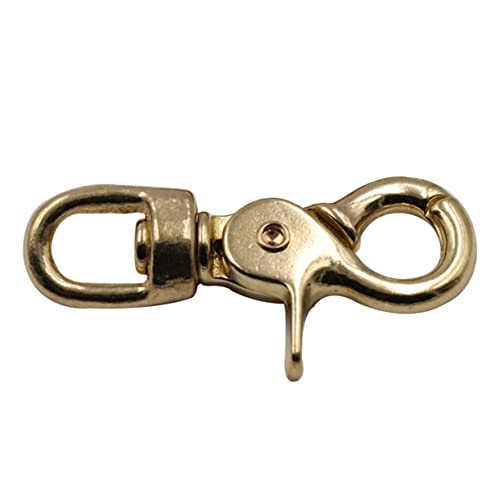 Ciieeo Messing Karabinerhaken Oval Drehbar mit Feder für Taschenriemen Lederband Verschluss Langlebiger Schnappverschluss für Lederbänder Basteln und Gurtband Zubehör Ciieeo Messing Karabinerhaken Oval Drehbar mit Feder für Taschenriemen Lederband Verschluss Langlebiger Schnappverschluss für Lederbänder Basteln und Gurtband Zubehör von Ciieeo