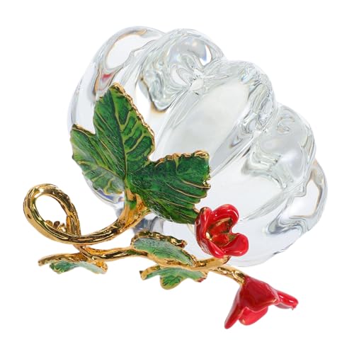 Ciieeo Mini Kristallglas Kürbis Figurine Kleine Dekorative Glas Kürbisfigur für Herbst Ernte Thanksgiving und Halloween Tischdeko Transparenter Glas Pumpkin Ornament für Herbstliche Ciieeo Mini Kristallglas Kürbis Figurine Kleine Dekorative Glas Kürbisfigur für Herbst Ernte Thanksgiving und Halloween Tischdeko Transparenter Glas Pumpkin Ornament für Herbstliche von Ciieeo