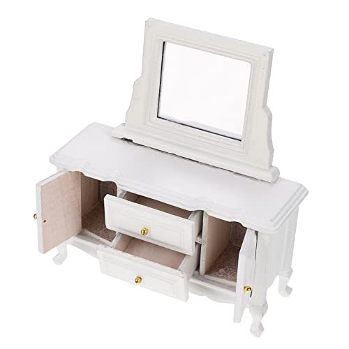 Ciieeo Mini-kommode Puppen-minischrank Kommodendekor Minischrank Aus Holz 1/12 Puppe Miniatur-hausmöbel Simulation Mini-Schrank Schminktisch Für Puppenstuben Birke Puppenhaus Weiß Zubehör Ciieeo Mini-kommode Puppen-minischrank Kommodendekor Minischrank Aus Holz 1/12 Puppe Miniatur-hausmöbel Simulation Mini-Schrank Schminktisch Für Puppenstuben Birke Puppenhaus Weiß Zubehör von Ciieeo