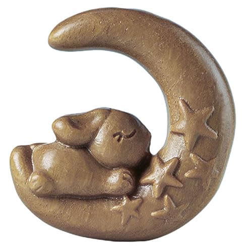 Ciieeo Mond Statue Ornament Holz Charm Für Schlüsselanhänger Ornamente Für Hase Ciieeo Mond Statue Ornament Holz Charm Für Schlüsselanhänger Ornamente Für Hase von Ciieeo