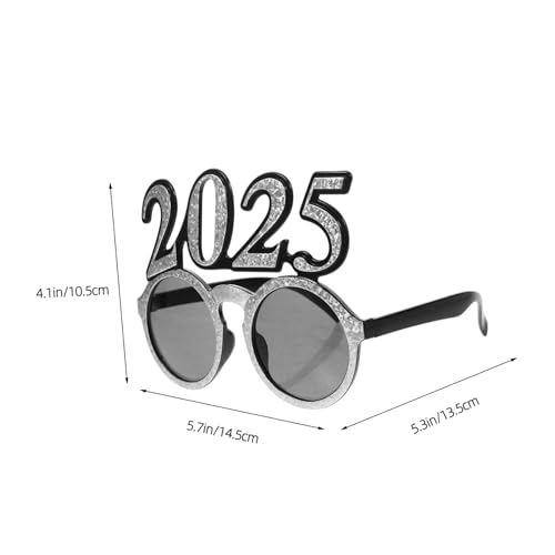 Ciieeo Neujahrs Partybrille aus Stabilem Pc Material Lustige Runde Zahlenbrille für Silvester und Abschlussfeier Leichtes Auffälliges Partyzubehör für Jung und Alt Ciieeo Neujahrs Partybrille aus Stabilem Pc Material Lustige Runde Zahlenbrille für Silvester und Abschlussfeier Leichtes Auffälliges Partyzubehör für Jung und Alt von Ciieeo