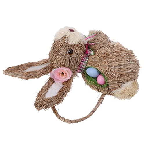 Ciieeo Osterhasen Dekofigur aus Stroh Handgefertigter Kleiner Hase für Osterfest Geburtstagsfeier und Hochzeitsdeko Wunderschöne und Wohnaccessoire für Einladende Ciieeo Osterhasen Dekofigur aus Stroh Handgefertigter Kleiner Hase für Osterfest Geburtstagsfeier und Hochzeitsdeko Wunderschöne und Wohnaccessoire für Einladende von Ciieeo