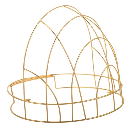 Ciieeo Phoenix Crown Skeleton Schmuck Schmuck Brautkrone Aufbewahrungshalter Kronen-stirnbandhalter Kronenrahmen Selber Machen Haarkronenrahmen Kronenständer Metall Golden von Ciieeo