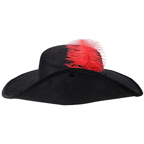 Ciieeo Piratenhut mit Federn Auffälliger Cosplay Partyhut Dekoratives Kostüm Accessoire für Karneval Fotorequisit und Bühnenauftritte Vielseitiger Faschingshut Ciieeo Piratenhut mit Federn Auffälliger Cosplay Partyhut Dekoratives Kostüm Accessoire für Karneval Fotorequisit und Bühnenauftritte Vielseitiger Faschingshut von Ciieeo