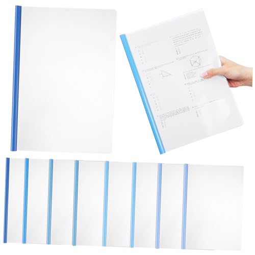 Ciieeo Präsentationsmappen 10 Stück Berichtsmappen Im A4 Format Mit Schiebeleiste – Lebenslaufmappen Mit Einer Kapazität Von 60 Blatt – Berichtsmappen Aus Kunststoff Für Das Schulbüro Ciieeo Präsentationsmappen 10 Stück Berichtsmappen Im A4 Format Mit Schiebeleiste – Lebenslaufmappen Mit Einer Kapazität Von 60 Blatt – Berichtsmappen Aus Kunststoff Für Das Schulbüro von Ciieeo