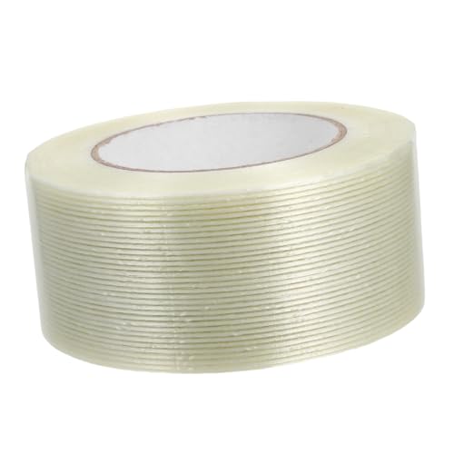 Ciieeo Reißfeste Faserverstärkte Klebeband Starkes Einseitiges Netzband mit Streifenmuster für Sichere Verpackung Versand und Industriezwecke Ciieeo Reißfeste Faserverstärkte Klebeband Starkes Einseitiges Netzband mit Streifenmuster für Sichere Verpackung Versand und Industriezwecke von Ciieeo