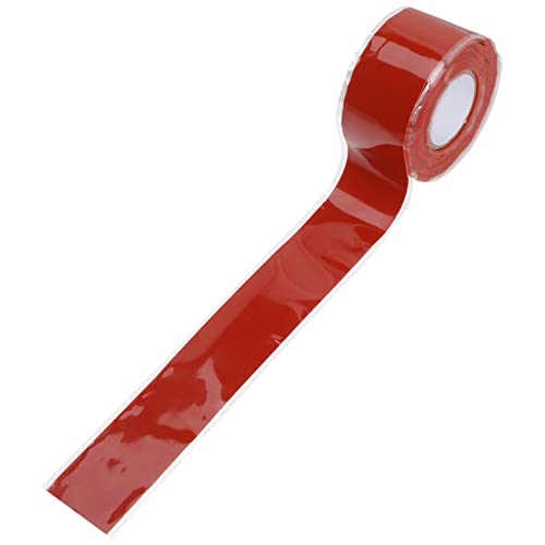 Ciieeo Reparaturgürtel für Wasserrohr -Lecks einfach Butyl Klempner Mastix Schlauch Dichtband wasserdicht Klebeband reparieren Wasserleckbänder Klebeband für Silikon-Gummi rot von Ciieeo