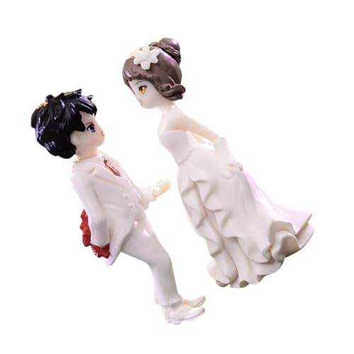 Ciieeo Romantische Hochzeitstorten-Ornamente Figuren Für Hochzeitspaare Paarschmuck Für Jubiläumsfeiern Ciieeo Romantische Hochzeitstorten-Ornamente Figuren Für Hochzeitspaare Paarschmuck Für Jubiläumsfeiern von Ciieeo