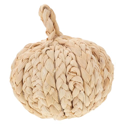Ciieeo Rustikale Dekoration aus Stroh für Halloween Woven Pumpkin für Wohnzimmer Festlicher Indoor Schmuck für Herbstfeiern Ciieeo Rustikale Dekoration aus Stroh für Halloween Woven Pumpkin für Wohnzimmer Festlicher Indoor Schmuck für Herbstfeiern von Ciieeo