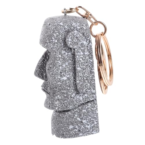 Ciieeo Schlüsselanhänger mit Steinstatue Figur Tasche Schlüsselbundzubehör süßer Schlüsselanhänger Moai-Partygeschenk Schlüsselbundanhänger Schlüsselanhänger-Ornament für Frauen Metall Ciieeo Schlüsselanhänger mit Steinstatue Figur Tasche Schlüsselbundzubehör süßer Schlüsselanhänger Moai-Partygeschenk Schlüsselbundanhänger Schlüsselanhänger-Ornament für Frauen Metall von Ciieeo