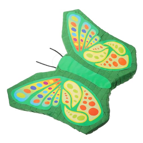 Ciieeo Schmetterlings-pinata Schmetterlings-party-pinata Große Schmetterlingspinata Schmetterlings-hängedekoration Grüne Schmetterlingspinata Papier Dreidimensional Kind Container von Ciieeo