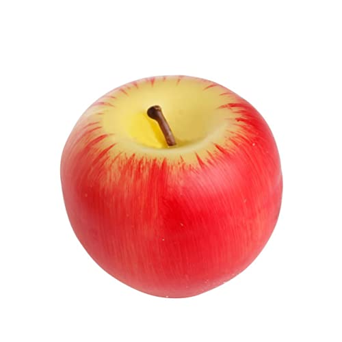 Ciieeo Simulation Apfel Kerze Drinnen Obst Weihnachtsdekorationen Fälschung Gefälscht Realistisch Vorabend Weihnachten Künstlich Früchte Apfelförmige Kerze Dekorate Dekorativ Fruchtkerze von Ciieeo