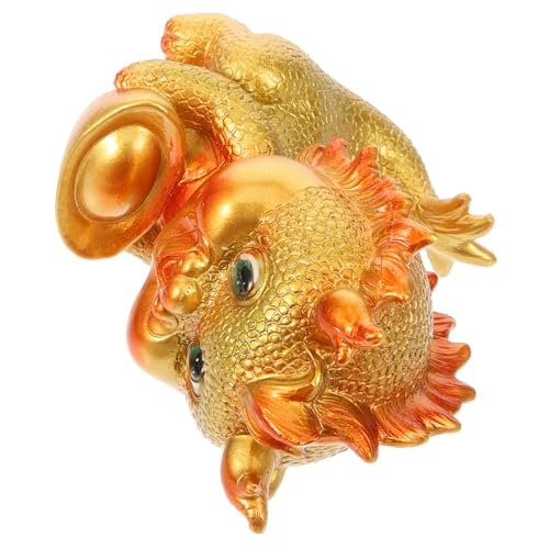 Ciieeo 2024 Chinesische Neue Jahr Drachen Ornament Schreibtisch Maskottchen Sternzeichen Drachen Statue Home Decor Figur von Ciieeo