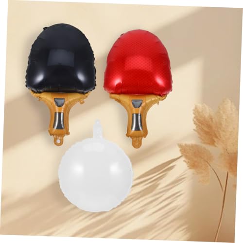 Ciieeo Teiliges Tischtennis Folienballon Aluminium Ballons Rot und Schwarz Runde Tischtennisball Dekoration für Sportpartys und Wettkampfszenen Kinderfreundlich Wiederverwendbar Ciieeo Teiliges Tischtennis Folienballon Aluminium Ballons Rot und Schwarz Runde Tischtennisball Dekoration für Sportpartys und Wettkampfszenen Kinderfreundlich Wiederverwendbar von Ciieeo