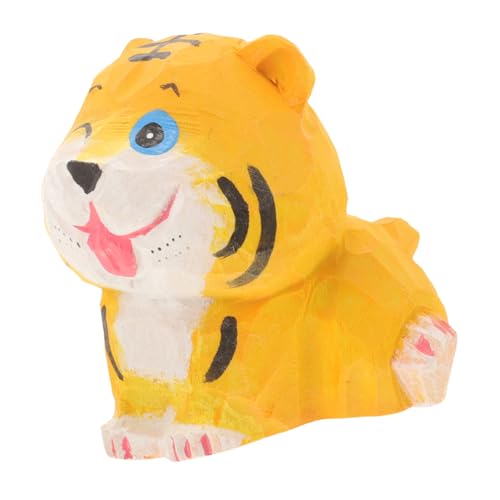 Ciieeo Tigerhandwerk Tigerfigur Aus Holz Holzhandwerk Tiger Dekorationen Holzfiguren Schreibtisch-Tier-Statue Tigerfiguren Mini-holztiger Hausskulptur Tierdekoration Hölzern Ciieeo Tigerhandwerk Tigerfigur Aus Holz Holzhandwerk Tiger Dekorationen Holzfiguren Schreibtisch-Tier-Statue Tigerfiguren Mini-holztiger Hausskulptur Tierdekoration Hölzern von Ciieeo