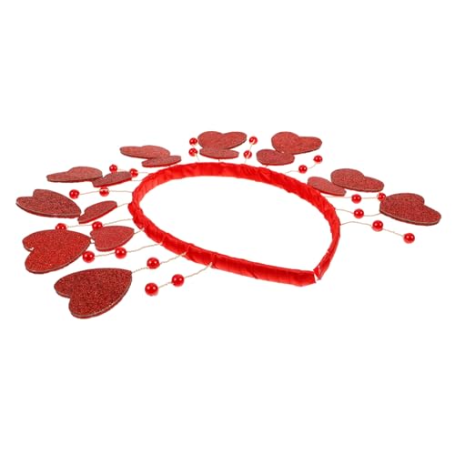 Ciieeo Valentinstag Herz Stirnband Leichtes Stabiles Haarband mit Doppeltem Romantisches Modeaccessoire für Damen Geeignet für Party Cosplay und Besondere Anlässe Ciieeo Valentinstag Herz Stirnband Leichtes Stabiles Haarband mit Doppeltem Romantisches Modeaccessoire für Damen Geeignet für Party Cosplay und Besondere Anlässe von Ciieeo