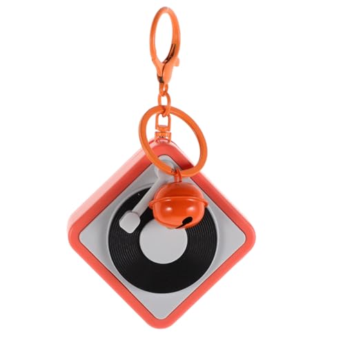 Ciieeo Vintage Phonograph Schlüsselanhänger Retro Charm Mini Aufnahmegerät Leicht und Tragbar Vielseitiger Anhänger für Schlüssel Taschen von Ciieeo