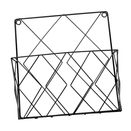 Ciieeo Wandmontierter Zeitschriftenständer Aus Schmiedeeisen Wandregale Bücherregale Zeitschriftenständer Zeitschriftenständer Für Zuhause Hängender Zeitschriften Organizer Wand von Ciieeo