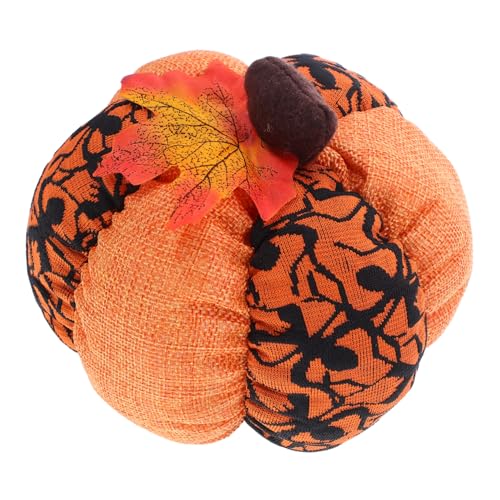 Ciieeo Weiche Stoff Pumpkin Ornamente mit Gesicht Gefüllt mit Sicherem PP Baumwollmaterial Leichte Künstliche Kürbis Dekoration für Halloween Partys Herbstliche Tischmitte Ciieeo Weiche Stoff Pumpkin Ornamente mit Gesicht Gefüllt mit Sicherem PP Baumwollmaterial Leichte Künstliche Kürbis Dekoration für Halloween Partys Herbstliche Tischmitte von Ciieeo