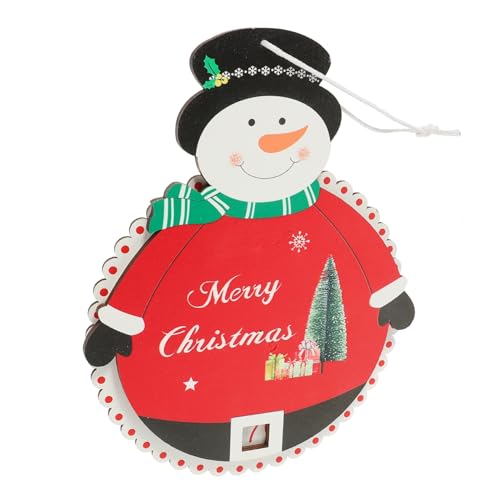 Ciieeo Weihnachtlicher Holz Hängeschmuck Adventskalender Schneemann Design Robuste Holzqualität Vielseitige Weihnachtsbaumdekoration für Party und Festliche für Familienaktivitäten Ciieeo Weihnachtlicher Holz Hängeschmuck Adventskalender Schneemann Design Robuste Holzqualität Vielseitige Weihnachtsbaumdekoration für Party und Festliche für Familienaktivitäten von Ciieeo