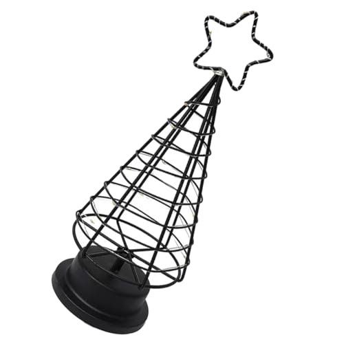 Ciieeo Weihnachtlicher Lampenornament für Tischdekoration LED Fünfzackstern Weihnachtsbaumlicht für Schlafzimmer und Wohnzimmer Eleganter Metall Lampenständer für Festliche Ciieeo Weihnachtlicher Lampenornament für Tischdekoration LED Fünfzackstern Weihnachtsbaumlicht für Schlafzimmer und Wohnzimmer Eleganter Metall Lampenständer für Festliche von Ciieeo