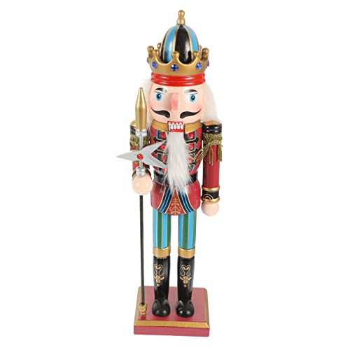 Ciieeo Weihnachtlicher Nutcracker Dekofigur mit Krone Langlebige Holzfigur mit Beweglichem Mund Festliche Tisch und Wohnraumdekoration für Innen und Außenbereich für Wohnzimmer und Partys Ciieeo Weihnachtlicher Nutcracker Dekofigur mit Krone Langlebige Holzfigur mit Beweglichem Mund Festliche Tisch und Wohnraumdekoration für Innen und Außenbereich für Wohnzimmer und Partys von Ciieeo