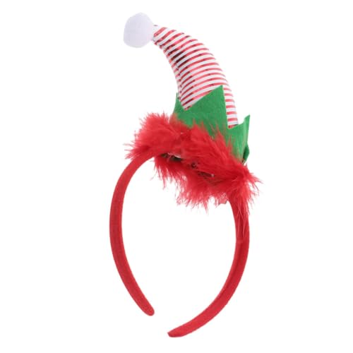 Ciieeo Weihnachtselfen Haarband mit Satin Hut Festliches Accessoire für Weihnachtsfeiern Süßes Kopfband für Partys Kopfschmuck für Holiday Events Bequem und Langlebig Ciieeo Weihnachtselfen Haarband mit Satin Hut Festliches Accessoire für Weihnachtsfeiern Süßes Kopfband für Partys Kopfschmuck für Holiday Events Bequem und Langlebig von Ciieeo
