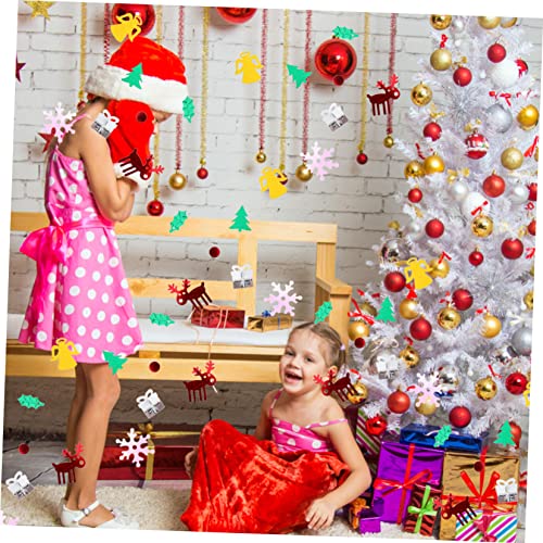 Ciieeo Weihnachtskonfetti Mix aus Glänzenden Schneeflocken Tannenbäumen Rentieren und Geschenkformen Buntes Party Streudeko für Festliche Tischdekoration bei Weihnachten Hochzeit Ciieeo Weihnachtskonfetti Mix aus Glänzenden Schneeflocken Tannenbäumen Rentieren und Geschenkformen Buntes Party Streudeko für Festliche Tischdekoration bei Weihnachten Hochzeit von Ciieeo
