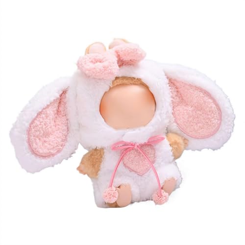 17 cm Puppenkleidungs-Set, niedliche Plüschtier-Kleidung und Plüschmütze, modisches Puppen-Outfit für 17 cm Puppenzubehör, keine Puppe im Lieferumfang enthalten 17 cm Puppenkleidungs-Set, niedliche Plüschtier-Kleidung und Plüschmütze, modisches Puppen-Outfit für 17 cm Puppenzubehör, keine Puppe im Lieferumfang enthalten von Cikiki