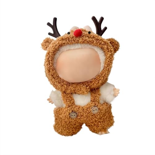 17 cm Puppenkleidungs-Set, niedliche Plüschtier-Kleidung und Plüschmütze, modisches Puppen-Outfit für 17 cm Puppenzubehör, keine Puppe im Lieferumfang enthalten 17 cm Puppenkleidungs-Set, niedliche Plüschtier-Kleidung und Plüschmütze, modisches Puppen-Outfit für 17 cm Puppenzubehör, keine Puppe im Lieferumfang enthalten von Cikiki
