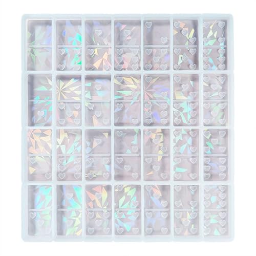 Domino-Formen für Epoxidharz, holografische Silikon-Dominoharz-Formen, glänzend, keine Kratzer und langlebig, Form für Harzguss, Schmuckherstellung, DIY Handwerk Domino-Formen für Epoxidharz, holografische Silikon-Dominoharz-Formen, glänzend, keine Kratzer und langlebig, Form für Harzguss, Schmuckherstellung, DIY Handwerk von Cikiki