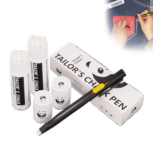 Heat Erasable Fabric Marker for Sewing, Sticky, Quilting, Heat Erasable Fabric Marking Pens DIY Sewing Tools Suitable for Cotton, Knitted Fabrics, Clothing Marking, Cross-Stitch von Cikiki
