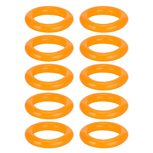 10 Stück Spulenwickler für Reifen aus Gummi für Nähmaschine, Gummiring, Spule, Reibrad, Ersatzzubehör (3,7 cm Außendurchmesser) von Cikonielf
