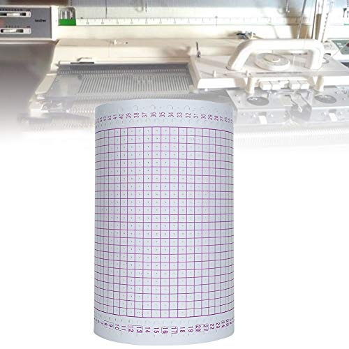100 Stück/Rollenstiche Lochkarte Transparente Lochkarte Rote Lochkarte 24 Maschen Strickmaschinenteile Zubehör für Bekleidungsfabrik Strickmaschinen von Cikonielf