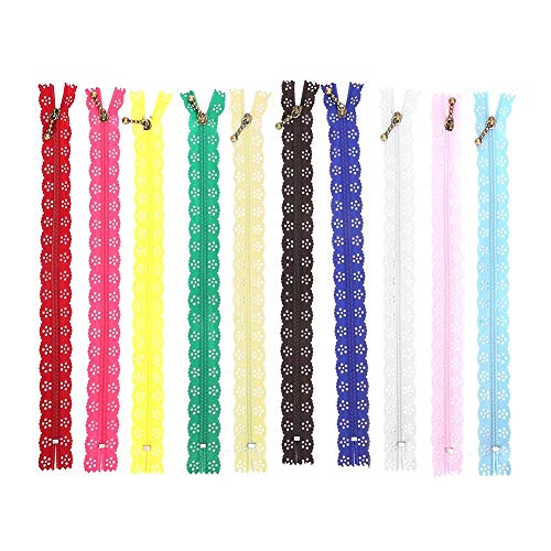 10Pcs 25cm Nylon Lace Reißverschlüsse Seidenform Lace Closed End Reißverschlüsse Reißverschlüsse Lace Nylon # 3 Nylon Reißverschluss für Schneider Nähen Handwerk 10Pcs 25cm Nylon Lace Reißverschlüsse Seidenform Lace Closed End Reißverschlüsse Reißverschlüsse Lace Nylon # 3 Nylon Reißverschluss für Schneider Nähen Handwerk von Cikonielf