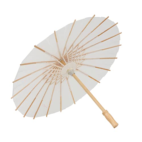 Chinesischer Schirm Papier Sonnenschirm Klassische Chinesisch Japanisch Dekorativer Regenschirm Hochzeit Braut Party Decor (39,5 cm) von Cikonielf